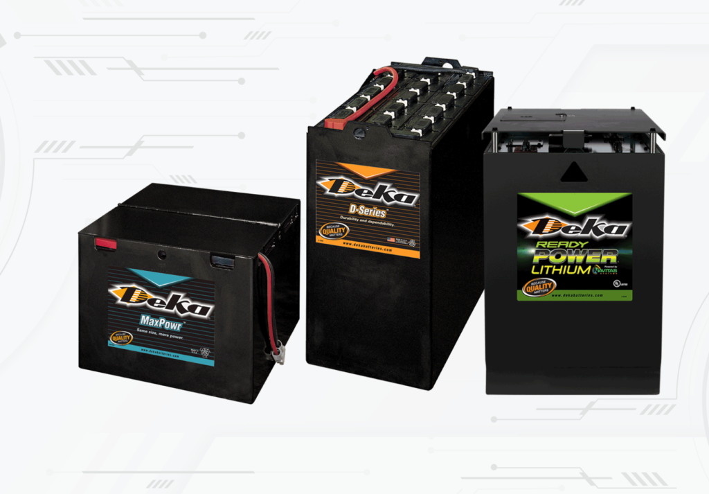 Deka forklift battery variations