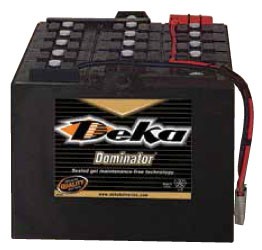deka dominator maintenance-free gel battery